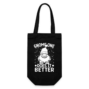 Gnome costume hommes. Gnome un fait mieux. Gnome. - Sac à bouteille - noir - Devant