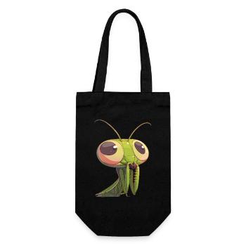 Praying mantises Praying mantis - Gift Bag for Bottles - black - Front