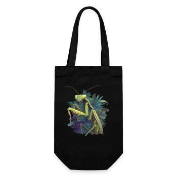 Praying mantises Praying mantis - Gift Bag for Bottles - black - Front