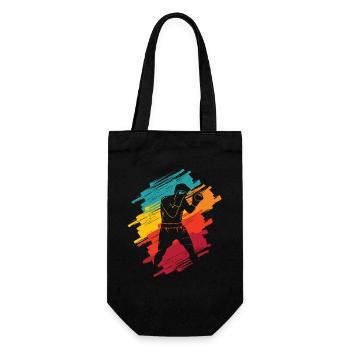 Boxing Martial Arts Boxing Men Boys Boxers - Gift Bag for Bottles - black - Front