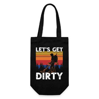 Dirt Fishing Sondelgänger - Geschenkbeutel für Flaschen - Schwarz - Vorne