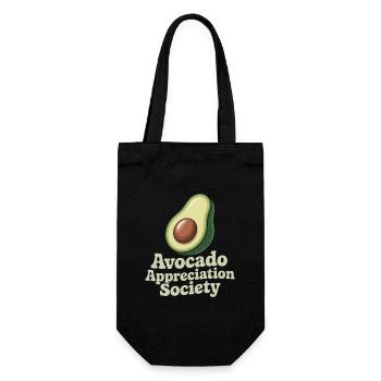 Avocado Appreciation Society - Gift Bag for Bottles - black - Front