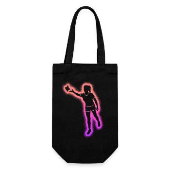 Joueuse de cornhole Enfants Femmes Filles Cornhole - Sac à bouteille - noir - Devant
