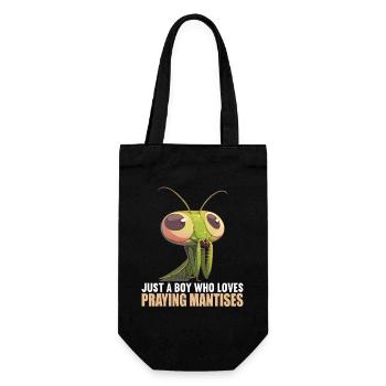 Praying mantises Praying mantis - Gift Bag for Bottles - black - Front