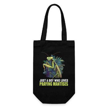 Praying mantises Praying mantis - Gift Bag for Bottles - black - Front