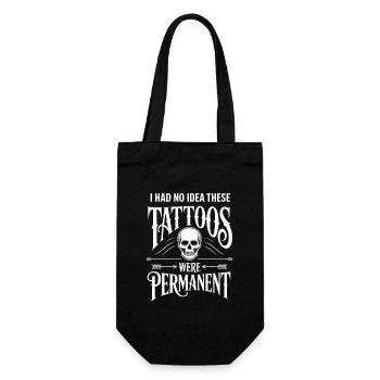 Les tatouages ne sont pas permanents - Sac à bouteille - noir - Devant