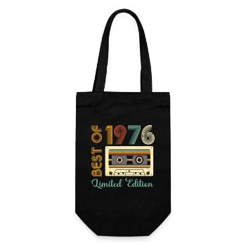 Best of 50 Years Limited Edition Vintage Born in 1976 - Gift Bag for Bottles - black - Front