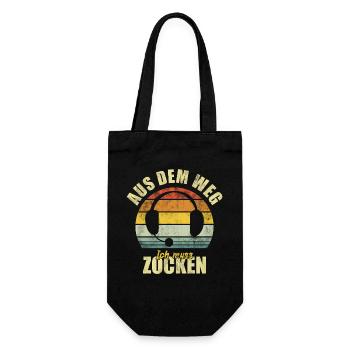Gaming Gaming Gamer Gamer Video Games Funny - Gift Bag for Bottles - black - Front