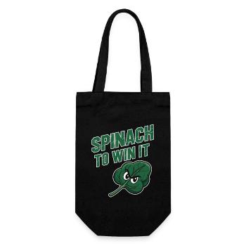 Nutritionist Spinach To Win It Registered Dietary - Gift Bag for Bottles - black - Front