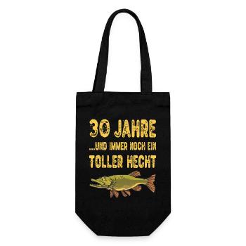 30 ans : un grand cadeau pour pêcheur en brochet, - Sac à bouteille - noir - Devant