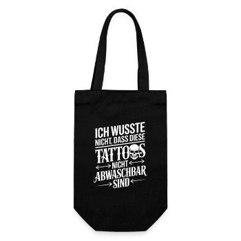 Tatouages non lavables : Déclaration - Sac à bouteille - noir - Devant