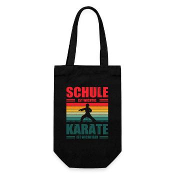 Cadeaux d’entraînement de karaté pour enfants - Sac à bouteille - noir - Devant