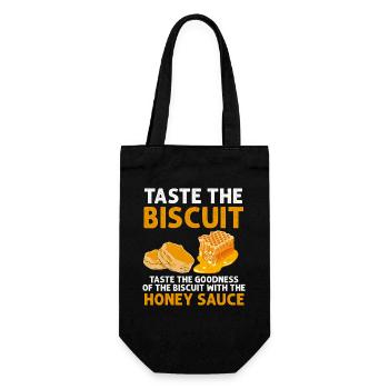 Goûtez le biscuit : sauce au miel - Sac à bouteille - noir - Devant