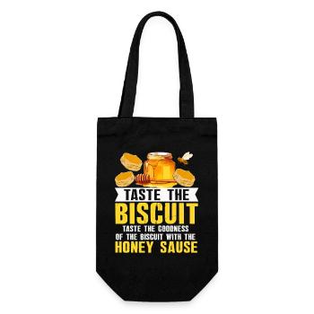 Honey Biscuit Slogan Tee - Geschenkbeutel für Flaschen - Schwarz - Vorne