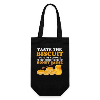 Honey Biscuit Slogan Art - Sac à bouteille - noir - Devant