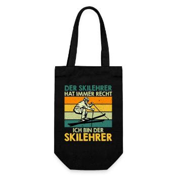 Ski LE MONITEUR DE SKI EST TOUJOURS ASSEZ DRÔLE - Sac à bouteille - noir - Devant