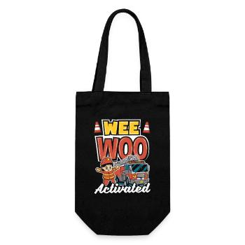 Escouade Wee Woo Pompier, Petit Pompier - Sac à bouteille - noir - Devant