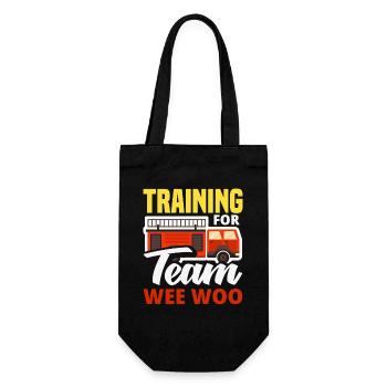 Escouade Wee Woo Pompier, Petit Pompier - Sac à bouteille - noir - Devant