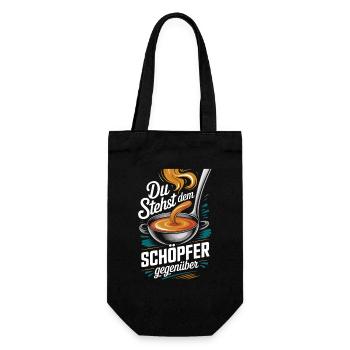Tu fais face au créateur drôle - Sac à bouteille - noir - Devant