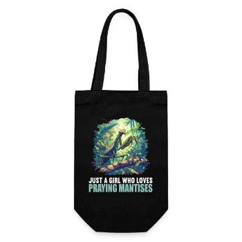 Praying mantises Praying mantis - Gift Bag for Bottles - black - Front