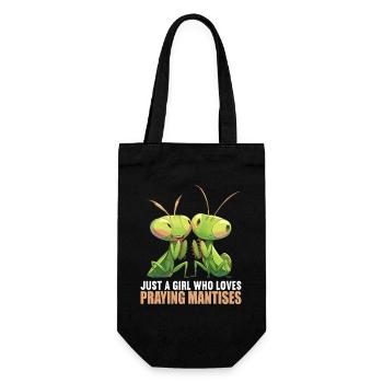 Praying mantises Praying mantis - Gift Bag for Bottles - black - Front
