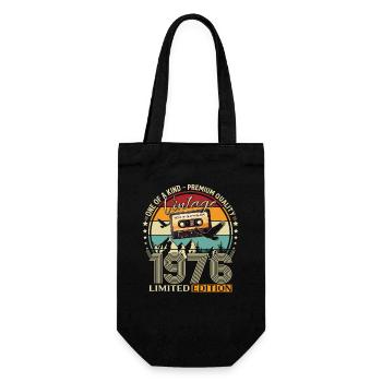 49e anniversaire cassette décembre 1976 - Sac à bouteille - noir - Devant