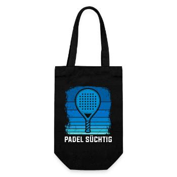 Padel Hobby PADEL ADDICTED Padel Game Fun - Gift Bag for Bottles - black - Front