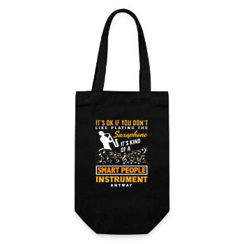 Saxophone Smart People Instrument Pride - Sac à bouteille - noir - Devant