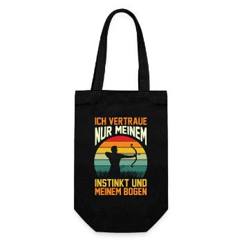 Archery Archery Archery - Gift Bag for Bottles - black - Front