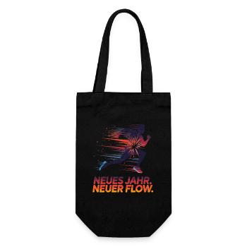 Nouvel An Nouvel Flow Coureur Motivation Jogging - Sac à bouteille - noir - Devant
