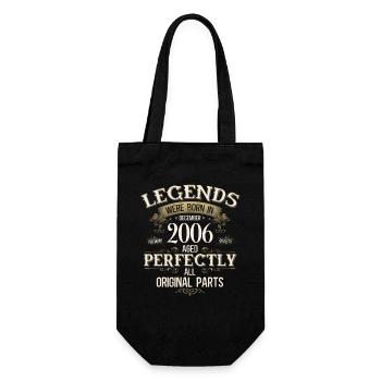 19e anniversaire Légende Décembre 2006 - Sac à bouteille - noir - Devant