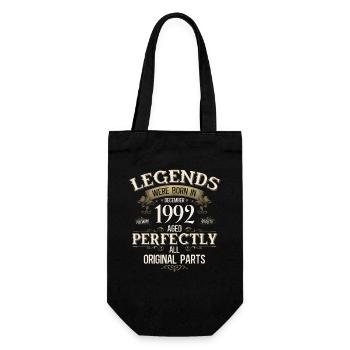 33e anniversaire Légende Décembre 1992 - Sac à bouteille - noir - Devant