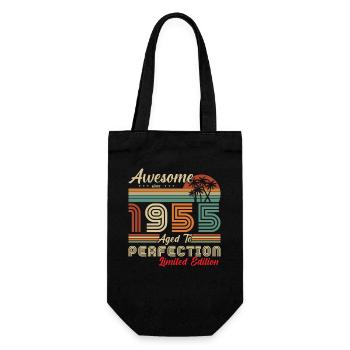 awesome since 1955 - Gift Bag for Bottles - black - Front