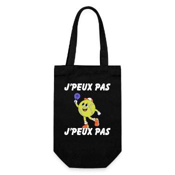 I can't I have padel gift - Gift Bag for Bottles - black - Front
