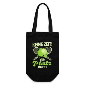 Tennis Player Gifts Tennis Sayings Outfits - Gift Bag for Bottles - black - Front