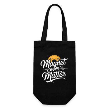 MRI Tech Magnet Over Matter Radiographer Rad Tech - Gift Bag for Bottles - black - Front