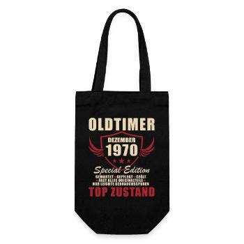 Oldtimer 1970 Special Edition - Gift Bag for Bottles - black - Front