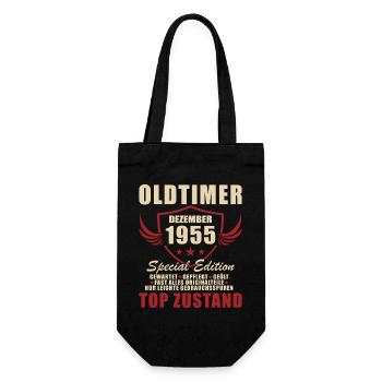 Oldtimer December 1955 Special Edition - Gift Bag for Bottles - black - Front