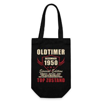 Oldtimer 1950 Special Edition - Gift Bag for Bottles - black - Front