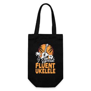 Ukulélé hawaïen Uke I Speak - Sac à bouteille - noir - Devant