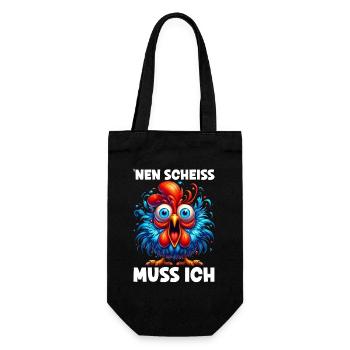I have to fuck funny chicken sarcasm humor - Gift Bag for Bottles - black - Front