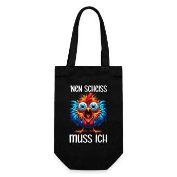 I have to fuck funny chicken sarcasm humor - Gift Bag for Bottles - black - Front