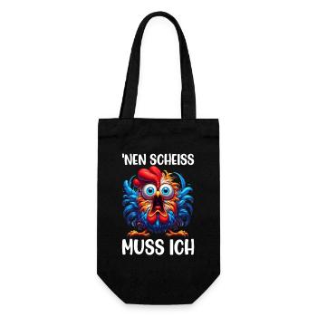 I have to fuck funny chicken sarcasm humor - Gift Bag for Bottles - black - Front