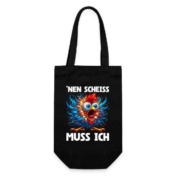 I have to fuck funny chicken sarcasm humor - Gift Bag for Bottles - black - Front