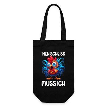I have to fuck funny chicken sarcasm humor - Gift Bag for Bottles - black - Front