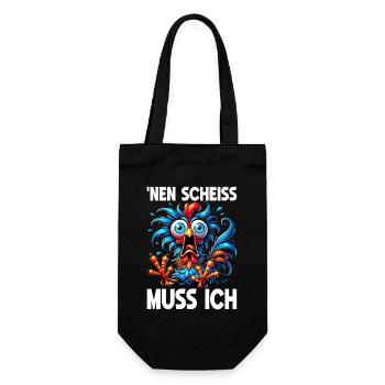 I have to fuck funny chicken sarcasm humor - Gift Bag for Bottles - black - Front
