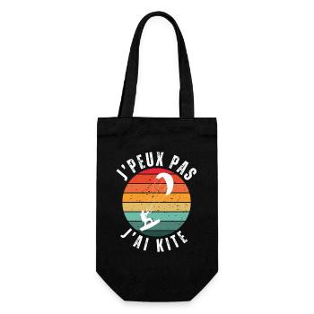 I Can't I Kite Gift Humor - Gift Bag for Bottles - black - Front