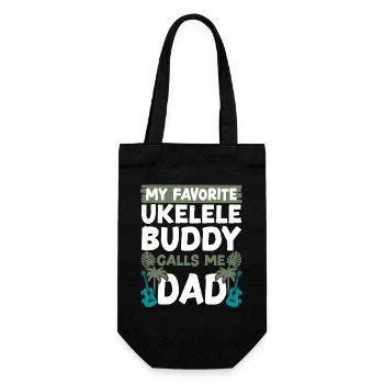 Ukulélé hawaïen ukélé père fille - Sac à bouteille - noir - Devant