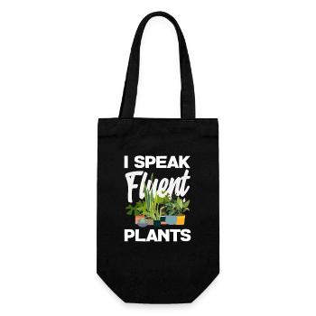 Garten- Und Pflanzenliebhaber Geschenke - Geschenkbeutel für Flaschen - Schwarz - Vorne