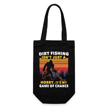 Dirt Fishing Big Foot - Gift Bag for Bottles - black - Front